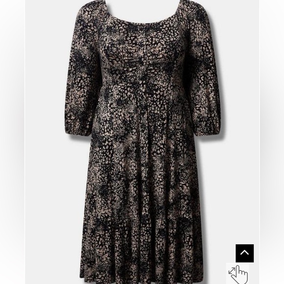 Mini Super Soft Shirred Button Front Dress - Picture 4 of 8